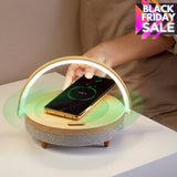 3-in-1 PORTABLE BEDSIDE LAMP WITH BLUETOOTH SPEAKER & WIRELESS CHARGER | ELYPSE PRO