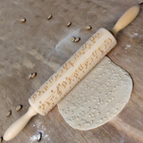 EMBOSSED ROLLING PIN | MUSIC PATTERN 35 cm