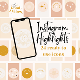 INSTAGRAM MEGA BUNDLE | HIGHLIGHT COVERS FOR STORIES | INSTAGRAM REEL COVER TEMPLATES | INSTAGRAM REEL FRAMES | GOOD VIBES COLLECTION