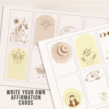 Printable Affirmation Cards ,Daily Positive Affirmations ,Affirmation Deck ,Motivational Cards ,Manifestation Cards, Positivity Cards Digital, Printable gift, Anxiety Coping Cards, Positive quotes printable, self love print at home, vision board kit, mystical pdf, Pastel colors , Manifesting mindset , Self help printable ,Digital Planner Stickers , Bullet Journal ,Gift for mom , Gift for her