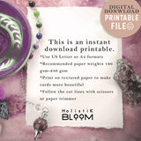 60 blank printable affirmation cards, Blank watercolor note cards, Blank scripture cards, Digital download journaling cards, Vision board, Digital Planner Stickers | Bullet Journal,Vision board, Digital Planner Stickers