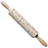 ROLLINGART EMBOSSING ROLLING PIN | CHRISTMAS PATTERNS
