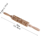 ROLLINGART EMBOSSING ROLLING PIN | CHRISTMAS PATTERNS