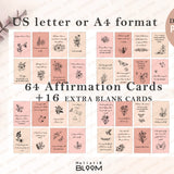 Printable Affirmation Cards, Positive Daily Affirmations , Affirmation Deck, Motivational Cards, Manifestation Cards,Positive affirmation cards printable ,Flower prints , Affirmation Cards For Manifesting & Law of Attraction , Digital Download, Manifestation kit, Vision board cards , Manifestating Mindset, Positive quotes , Self Help printables , Gift for mom