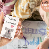 PRINTABLE AFFIRMATION CARDS FOR KIDS | BACK TO SCHOOL KIT | MOTIVATIONAL CARDS FOR CHILDREN | WATERCOLOR