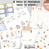 PRINTABLE AFFIRMATION CARDS FOR KIDS SPANISH | BACK TO SCHOOL KIT | AFIRMACIONES EN ESPAÑOL | WATERCOLOR