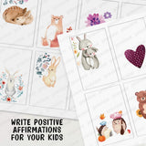 Back to school bundle printables kit , Affirmation Cards Printable For Kids, Motivational Cards, Positivity Cards, Daily positive Affirmation, Kids affirmations, encouragement Cards, gift for kids, back to school supplies png , self love cards for kids, children affirmation digital download