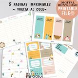 PRINTABLE AFFIRMATION CARDS FOR KIDS SPANISH | BACK TO SCHOOL KIT | AFIRMACIONES EN ESPAÑOL | BOHO