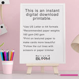 PRINTABLE AFFIRMATION CARDS FOR KIDS BACK TO SCHOOL KIT | MOTIVATIONAL CARDS FOR CHILDREN | BOHO