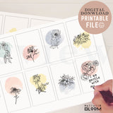 Printable Affirmation Cards, Positive Daily Affirmations , Affirmation Deck, Motivational Cards, Manifestation Cards,Positive affirmation cards printable ,Flower prints , Affirmation Cards For Manifesting , Law of Attraction , Digital Download, Manifestation kit, Vision board cards , Manifestating Mindset, Positive quotes , Self Help printables , Gift for mom , Gift for her