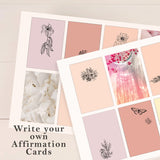 Printable Affirmation Cards, Positive Daily Affirmations , Affirmation Deck, Motivational Cards, Manifestation Cards,Positive affirmation cards printable ,Flower prints , Affirmation Cards For Manifesting , Law of Attraction , Digital Download, Manifestation kit, Vision board cards , Manifestating Mindset, Positive quotes , Gift for mom