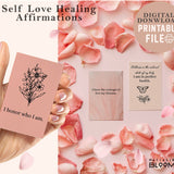 Printable Affirmation Cards, Positive Daily Affirmations , Affirmation Deck, Motivational Cards, Manifestation Cards,Positive affirmation cards printable ,Flower prints , Affirmation Cards For Manifesting , Law of Attraction , Digital Download, Manifestation kit, Vision board cards , Manifestating Mindset, Positive quotes , Gift for mom