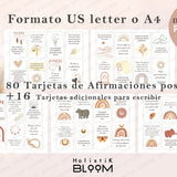 Printable Affirmation cards in Spanish, Affirmation Cards For Manifesting & Law of Attraction , Boho Affirmation Cards, Printable Affirmations, Boho Affirmation Deck, Motivational Cards, Manifestation Cards, Daily Positive Affirmations , Boho Prints, Digital Download, Spanish cards, Latina power