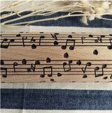 EMBOSSED ROLLING PIN | MUSIC PATTERN 35 cm