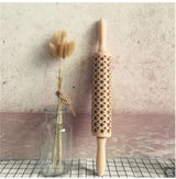 EMBOSSED ROLLING PIN | STAR PATTERN 39 cm