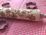 ROLLINGART EMBOSSED ROLLING PIN | LOVELY PATTERNS