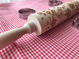 ROLLINGART EMBOSSED ROLLING PIN | LOVELY PATTERNS