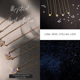 OPAL MOONSTONE GOLD NECKLACE | HEALING STONES