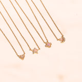 OPAL MOONSTONE GOLD NECKLACE | HEALING STONES