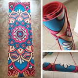 PREMIUM TPE SUEDE YOGA MAT | BLOOM BOHO
