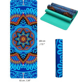PREMIUM TPE SUEDE YOGA MAT | BLOOM BOHO