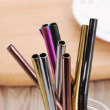COLORFUL REUSABLE STAINLESS STEEL STRAWS
