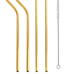 COLORFUL REUSABLE STAINLESS STEEL STRAWS