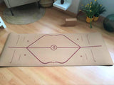 HIGH-PERFORMANCE CORK YOGA MAT | BODY ALIGNMENT OR CHAKRA PATTERN
