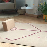 HIGH-PERFORMANCE CORK YOGA MAT | BODY ALIGNMENT OR CHAKRA PATTERN