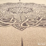 HIGH PERFORMANCE CORK YOGA MAT | ELEPHANT OR MANDALA PATTERN