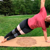 HIGH PERFORMANCE CORK YOGA MAT | ELEPHANT OR MANDALA PATTERN