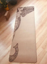 HIGH PERFORMANCE CORK YOGA MAT | ELEPHANT OR MANDALA PATTERN