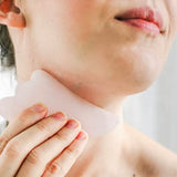 GUA SHA | NATURAL GREEN JADE & ROSE QUARTZ