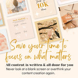 THE ULTIMATE SOCIAL MEDIA BUNDLE | 365 POSTS DONE FOR YOU | BONUS HIGHLIGHT IG STORIES TEMPLATES, COVERS, REELS , FRAMES
