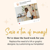 THE ULTIMATE SOCIAL MEDIA BUNDLE | 365 POSTS DONE FOR YOU | BONUS HIGHLIGHT IG STORIES TEMPLATES, COVERS, REELS , FRAMES