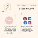 THE ULTIMATE SOCIAL MEDIA BUNDLE | 365 POSTS DONE FOR YOU | GOOD VIBES COLLECTION