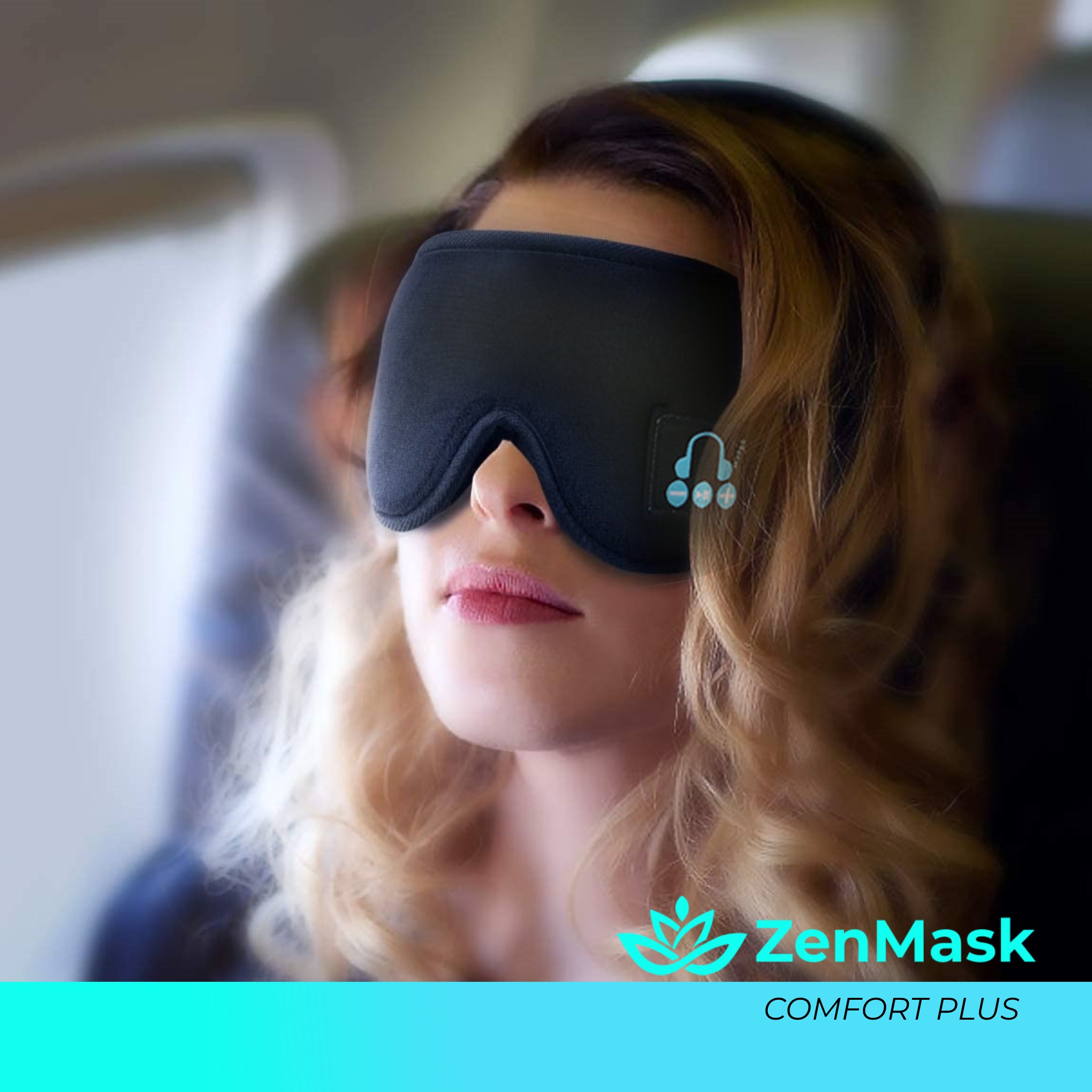 ZENMASK COMFORT PLUS  SLEEPING MASK WITH HEADPHONES – Holistik Bloom