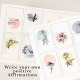 Printable Affirmation Cards, Positive Daily Affirmations , Affirmation Deck, Motivational Cards, Manifestation Cards,Positive affirmation cards printable ,Flower prints , Affirmation Cards For Manifesting , Law of Attraction , Digital Download, Manifestation kit, Vision board cards , Manifestating Mindset, Positive quotes , Self Help printables , Gift for mom , Gift for her