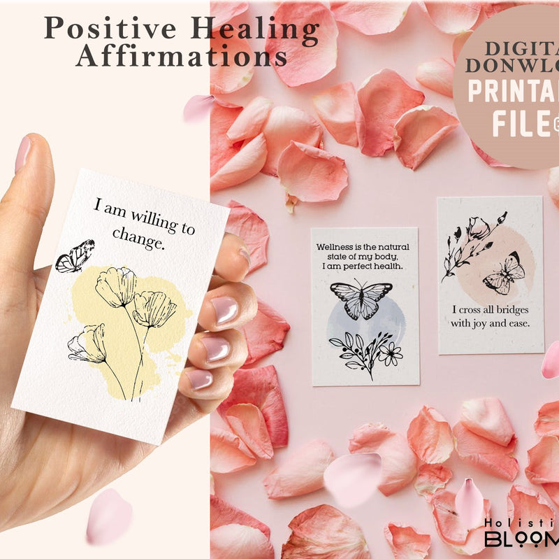 PRINTABLE AFFIRMATION CARDS FOR SELF LOVE  POSITIVE DAILY AFFIRMATION –  Holistik Bloom