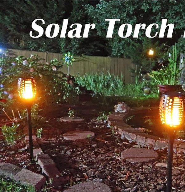SOLAR OUTDOOR LIGHT | SOLAR TORCH | PATIO LIGHTING
